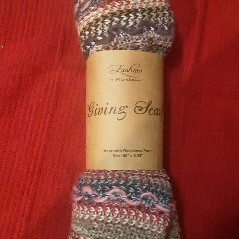 Giving Scarf - Reclaimed Yarn